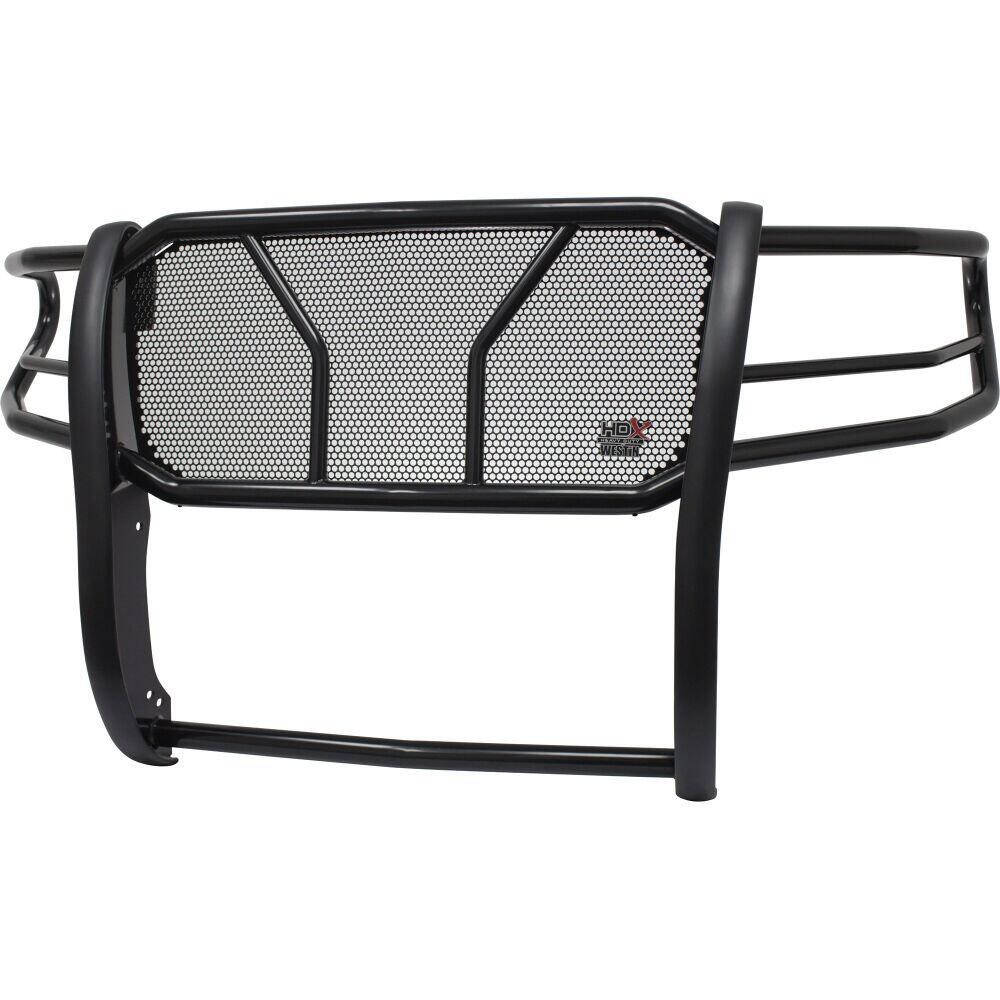 Westin Grille Guard, Hdx, 1-Piece, Black Powder Coated Steel, 2 Inch Diameter, With Brush Guard, Without Skid Plate, Without Winch Mount – 57-3915