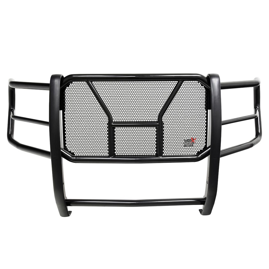 Westin Grille Guard, Hdx, 1-Piece, Powder Coated, Black, Steel, 2 Inch Diameter, With Brush Guard, Without Skid Plate, Without Winch Mount – 57-3945