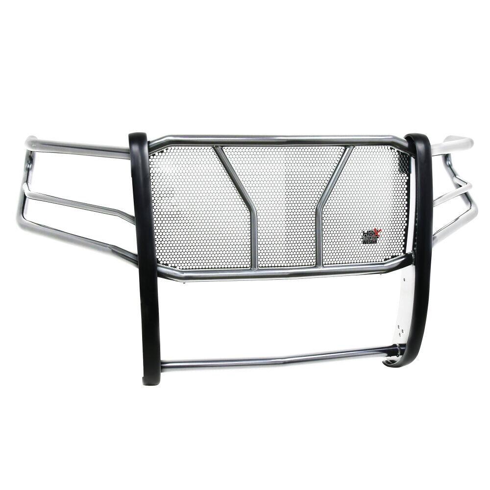 Westin Grille Guard, Hdx, 1-Piece, Polished, Stainless Steel, 2 Inch Diameter, With Brush Guard, Without Skid Plate, Without Winch Mount – 57-3960