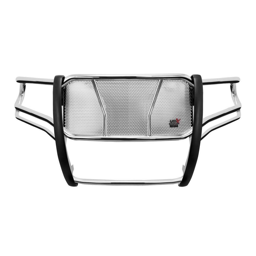 Westin Grille Guard, Hdx, 1-Piece, Polished, Stainless Steel, 2 Inch Diameter, With Brush Guard, Without Skid Plate, Without Winch Mount – 57-3970