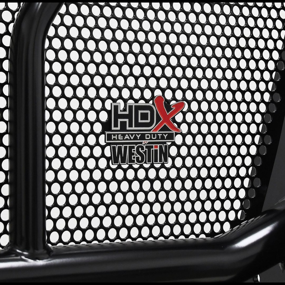 Westin Grille Guard, Hdx, 1-Piece, Powder Coated, Black, Steel, 2 Inch Diameter, With Brush Guard, Without Skid Plate, Without Winch Mount – 57-3985