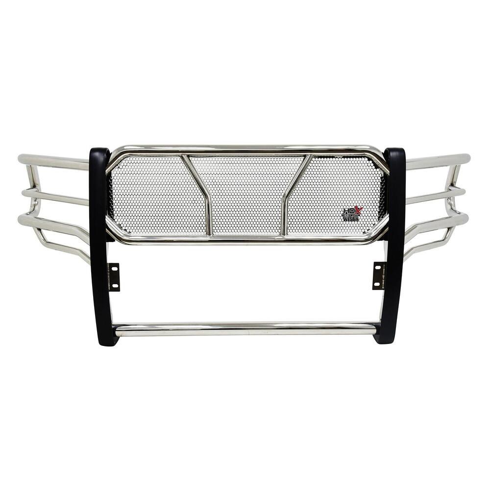 Westin Grille Guard, Hdx, 1-Piece, Polished, Silver, Stainless Steel – 57-4020