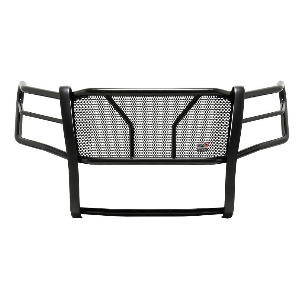 Westin Grille Guard, Hdx, 1-Piece, Powder Coated, Black, Steel, 2 Inch Diameter, With Brush Guard, Without Skid Plate, Without Step Plate – 57-4045