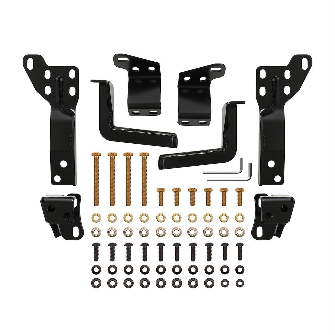 Westin Grille Guard, Hdx, 1-Piece, Powder Coated, Black, Steel, 2 Inch Diameter, With Brush Guard, Without Skid Plate, Without Step Plate – 57-4045