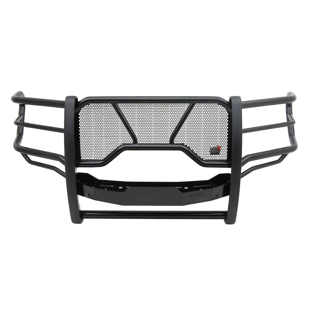 Westin Grille Guard, Hdx Heavy Duty, 1-Piece, Powder Coated, Black, Steel, 2 Inch Diameter, With Brush Guard, Without Skid Plate – 57-92375