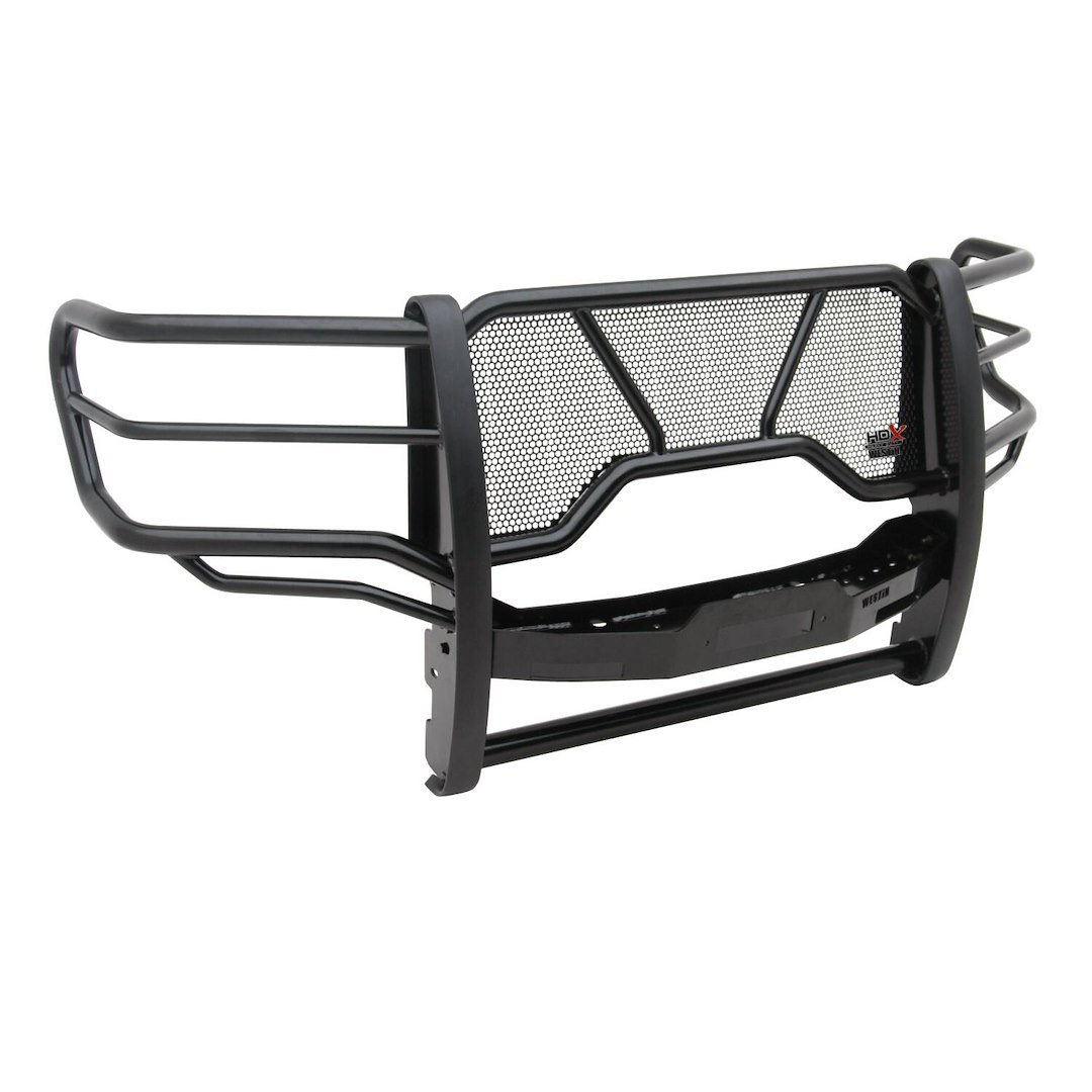 Westin Grille Guard, Hdx Heavy Duty, 1-Piece, Powder Coated, Black, Steel, 2 Inch Diameter, With Brush Guard, Without Skid Plate – 57-92375
