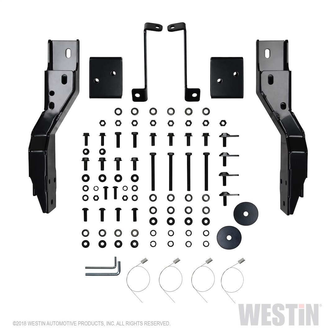 Westin Grille Guard, Hdx, Polished Stainless Steel, 2 Inch Diameter, With Brush Guard, Without Skid Plate, With Winch Mount – 57-93950