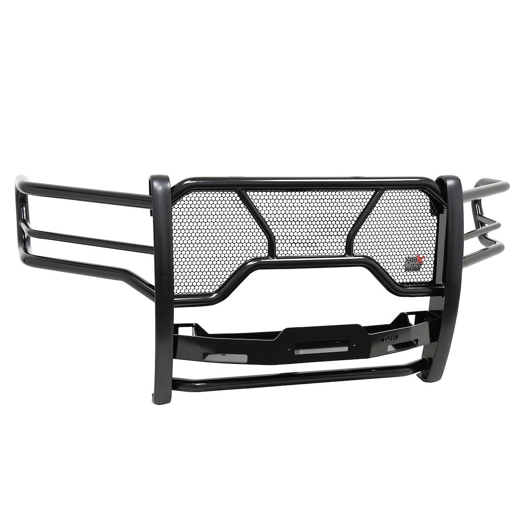 Westin Grille Guard, Hdx, 1-Piece, Powder Coated, Black, Steel, 2 Inch Diameter, With Brush Guard, Without Skid Plate, Without Step Plate – 57-94025