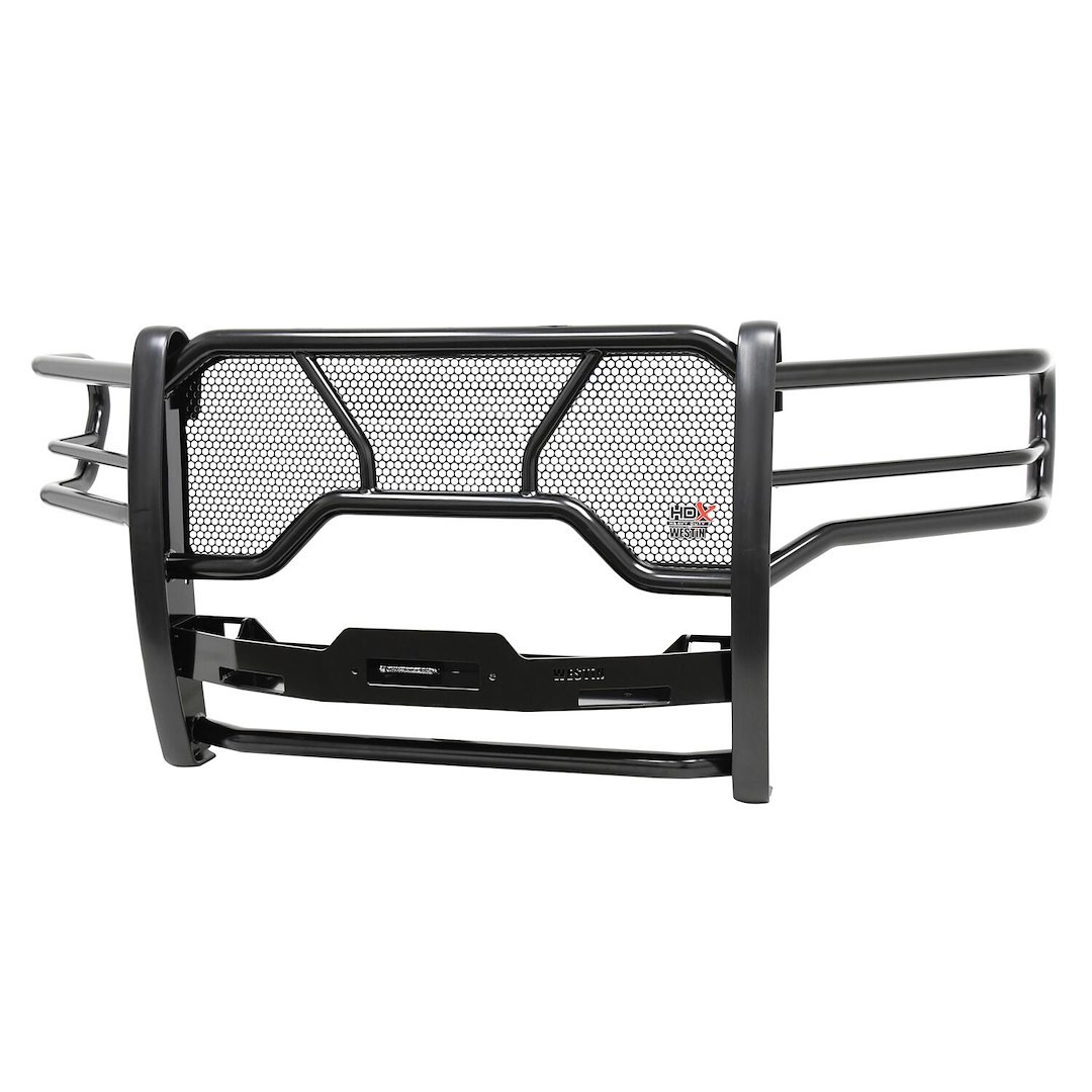 Westin Grille Guard, Hdx, 1-Piece, Powder Coated, Black, Steel, 2 Inch Diameter, With Brush Guard, Without Skid Plate, Without Step Plate – 57-94025