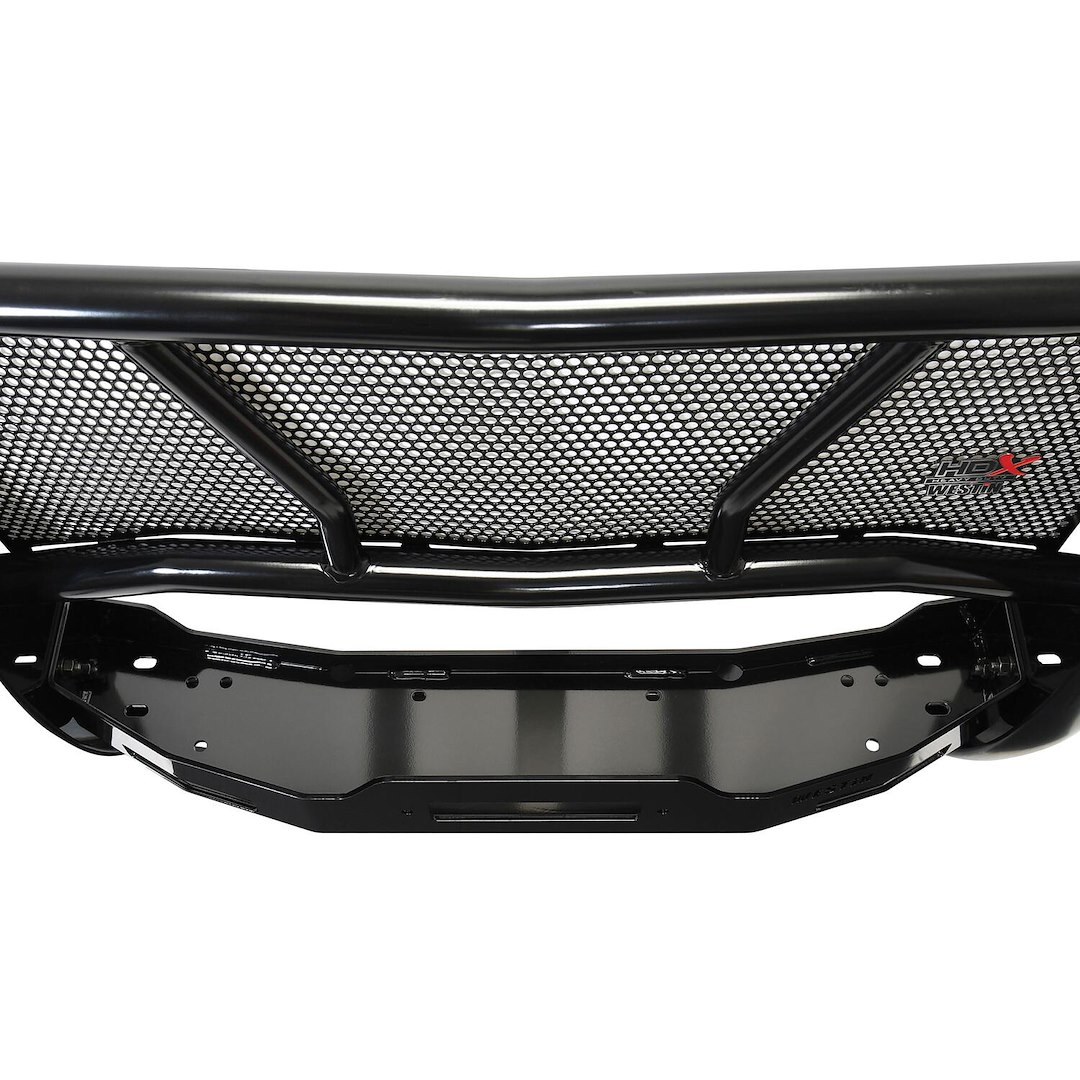 Westin Grille Guard, Hdx, 1-Piece, Powder Coated, Black, Steel, 2 Inch Diameter, With Brush Guard, Without Skid Plate, Without Step Plate – 57-94065