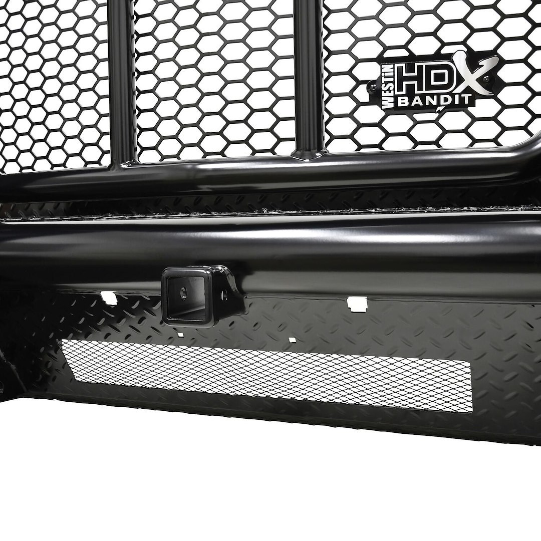 Westin Bumper, Hdx Bandit, One Piece Design, Direct-Fit, Mounting Hardware Included, With Honeycomb Mesh Grille, Without Winch Mount – 58-31185