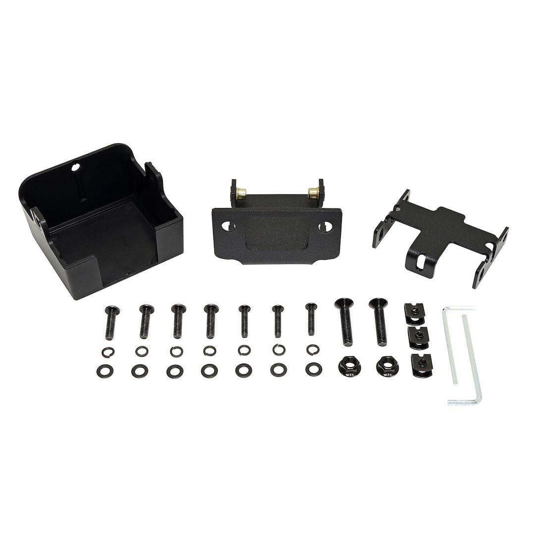 Westin Parking Aid Sensor Relocation Bracket, Relocates OE Sensor to Westin Grille Guard Upright, Powder Coated Black Steel, Set of 2 – 58-40035