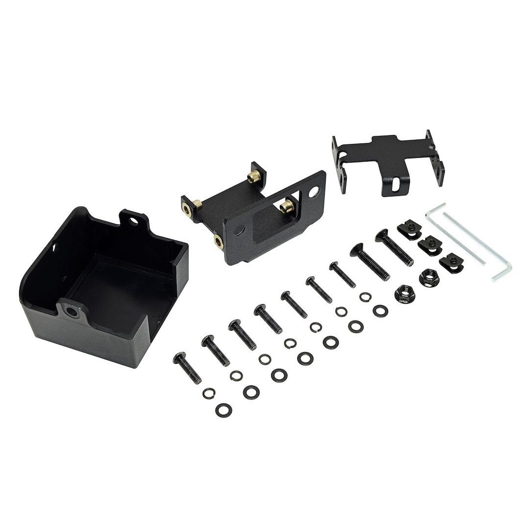 Westin Parking Aid Sensor Relocation Bracket, Relocates OE Sensor to Westin Grille Guard Upright, Powder Coated Black Steel, Set of 2 – 58-40035
