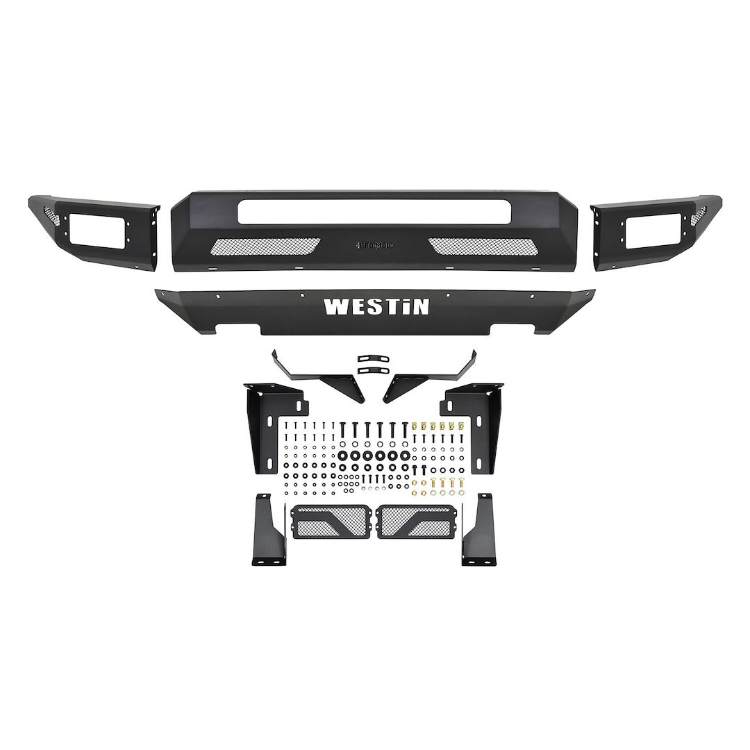 Westin Bumper, Pro-Mod, Modular Design, Direct-Fit, Mounting Hardware Included, Without Grille Guard, Without Winch Mount – 58-41145