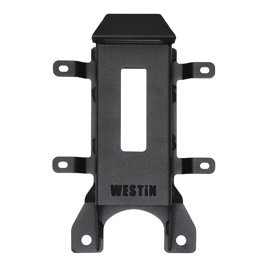 Westin License Plate Relocation Kit, Pro Series, Relocates to Spare Tire Carrier, Black, With Mounting Hardware – 58-420055