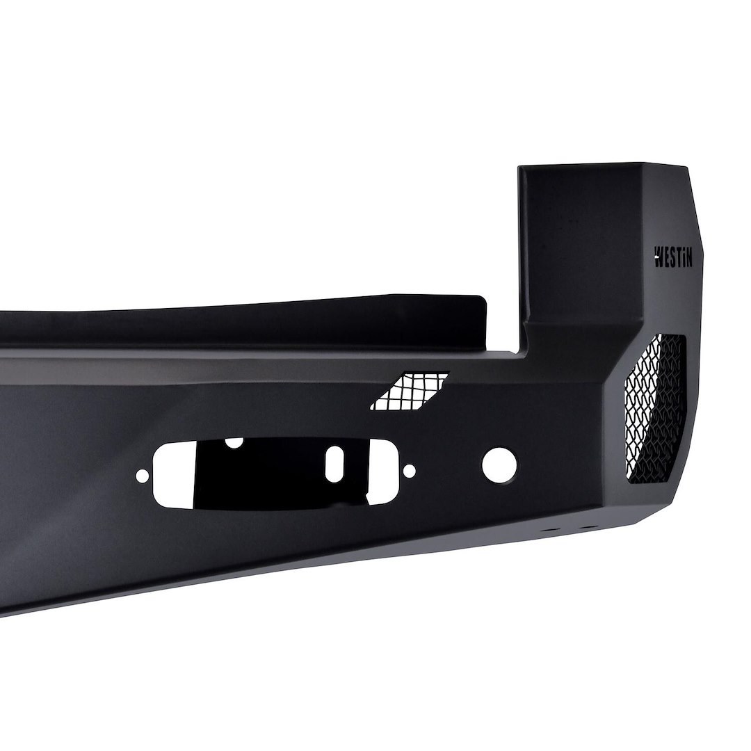 Westin Bumper, Pro-Series, One Piece Design, Mounting Hardware Included, Compatible with OE Hitch, Textured Black, Steel – 58-421045
