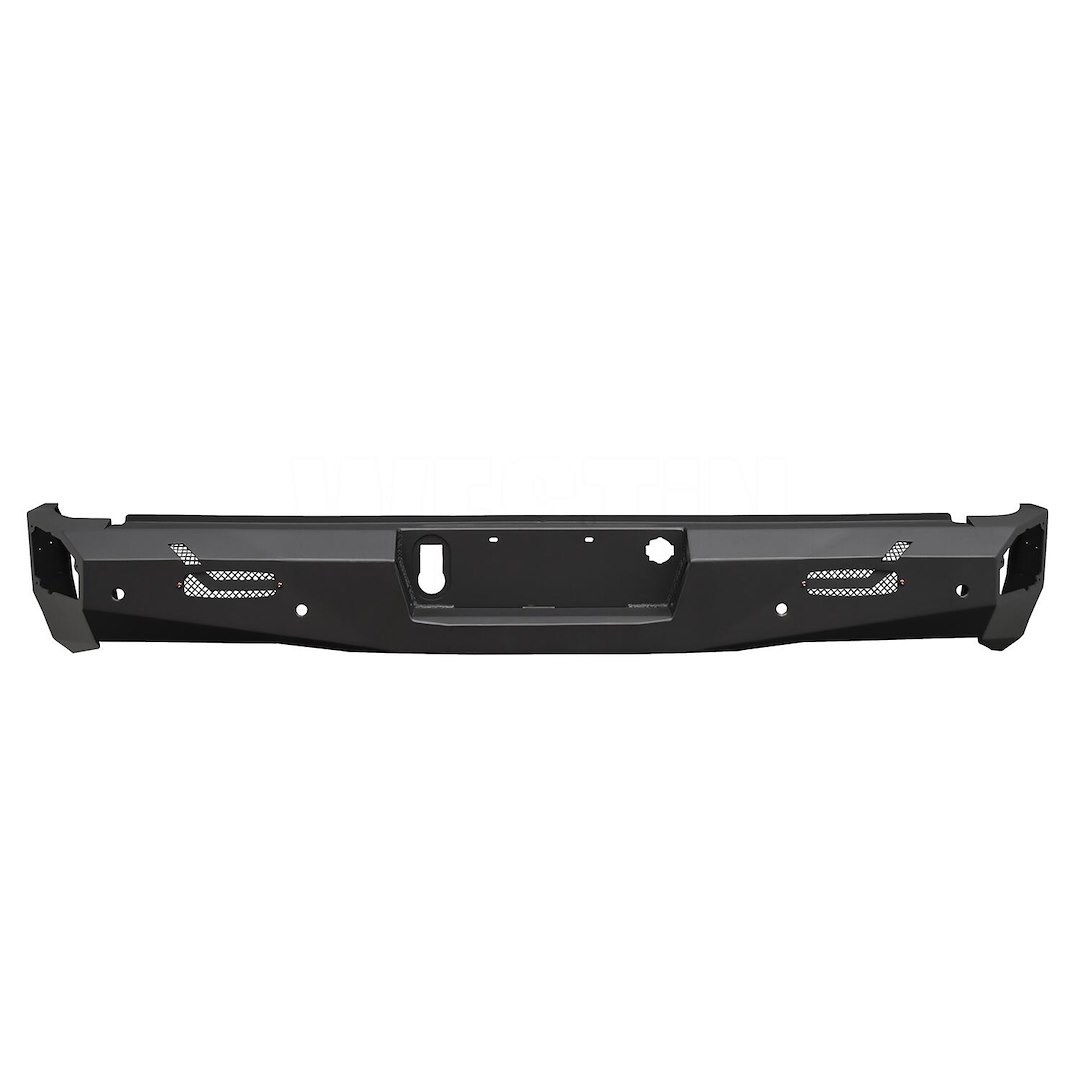 Westin Bumper, Pro Series, One Piece Design, Mounting Hardware Included, Compatible with OE Hitch, Textured Black Steel – 58-421215