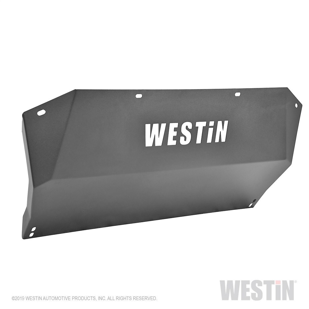 Westin Skid Plate, Outlaw, Textured Black, Steel, Works with Westin Outlaw Bumpers – 58-71075