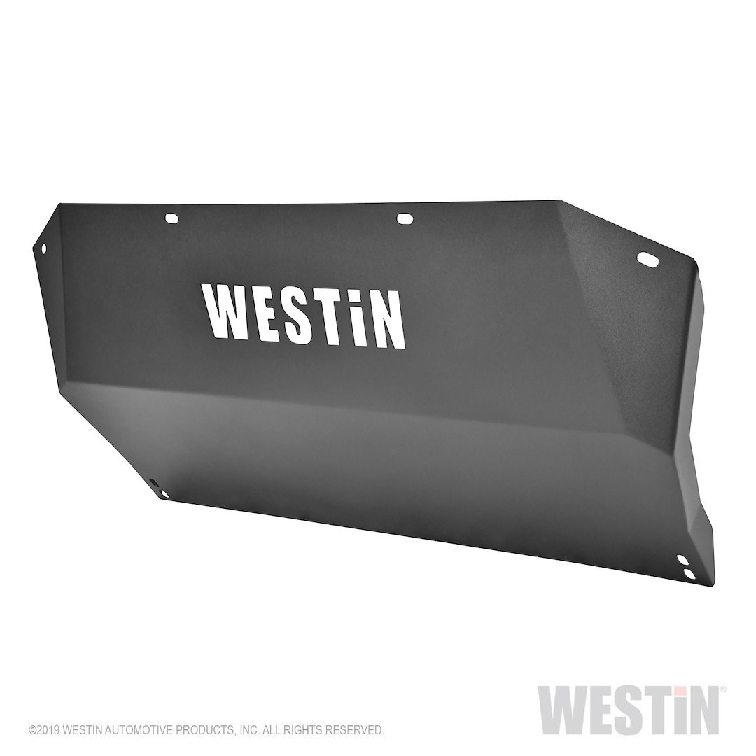 Westin Skid Plate, Outlaw, Textured Black, Steel, Works with Westin Outlaw Bumpers – 58-71075
