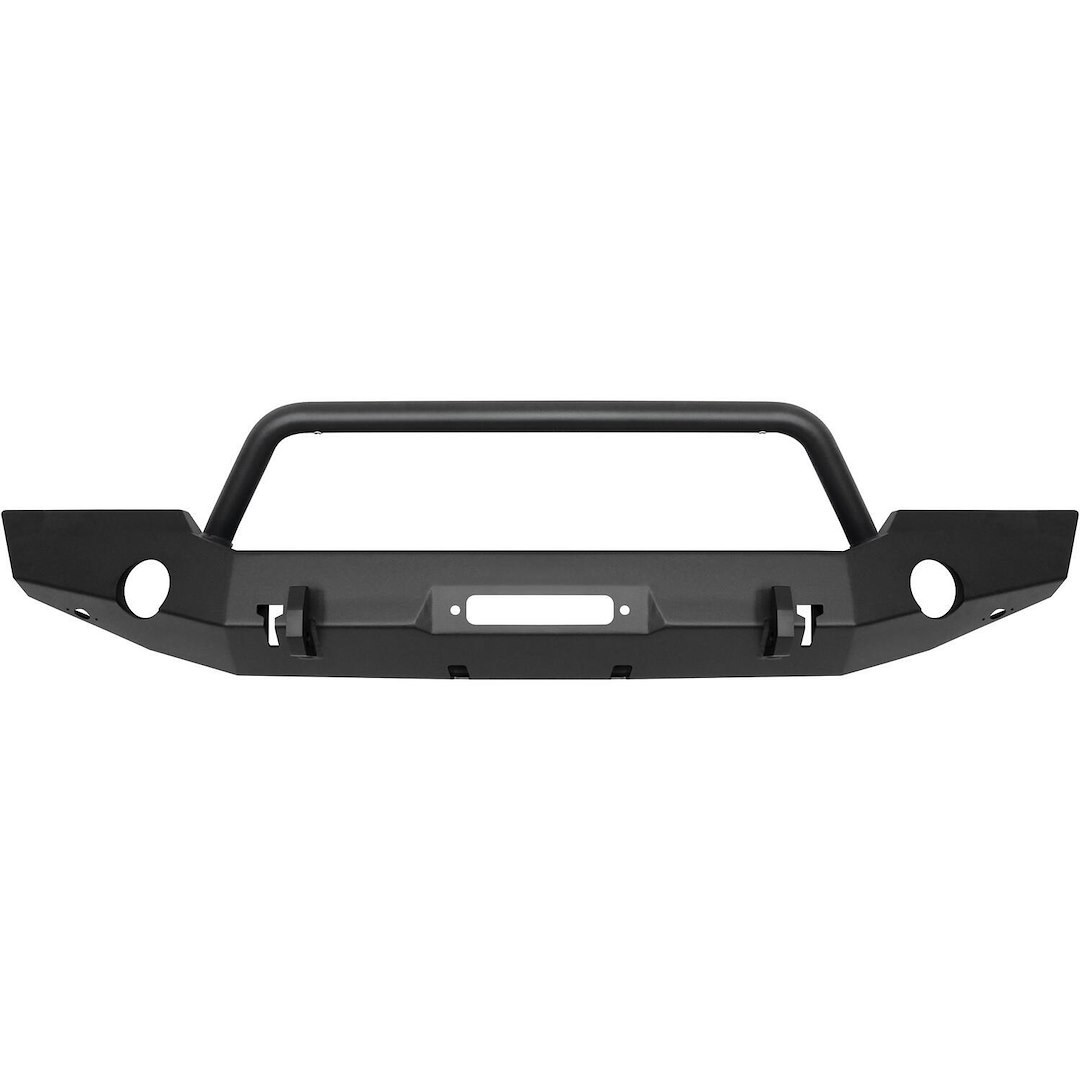 Westin Bumper, WJ2 Series, One Piece Full Width Design, Direct-Fit, Mounting Hardware Included, With Bull Bar, With Winch Mount – 59-80115
