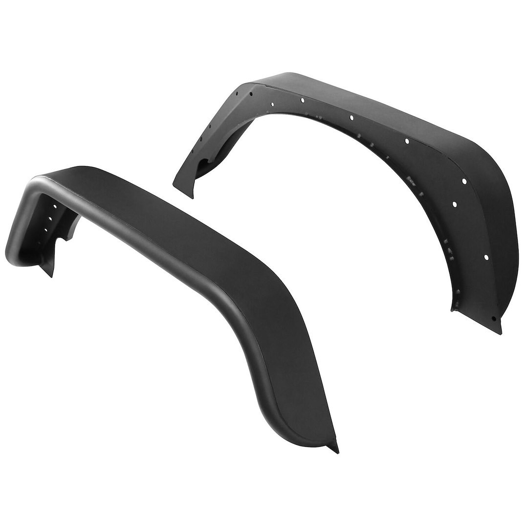 Westin Fender Flare, Snyper, Tube Style, 4-7/8 Inch Tire Coverage, Black, Steel, Set of 2 – 62-1015