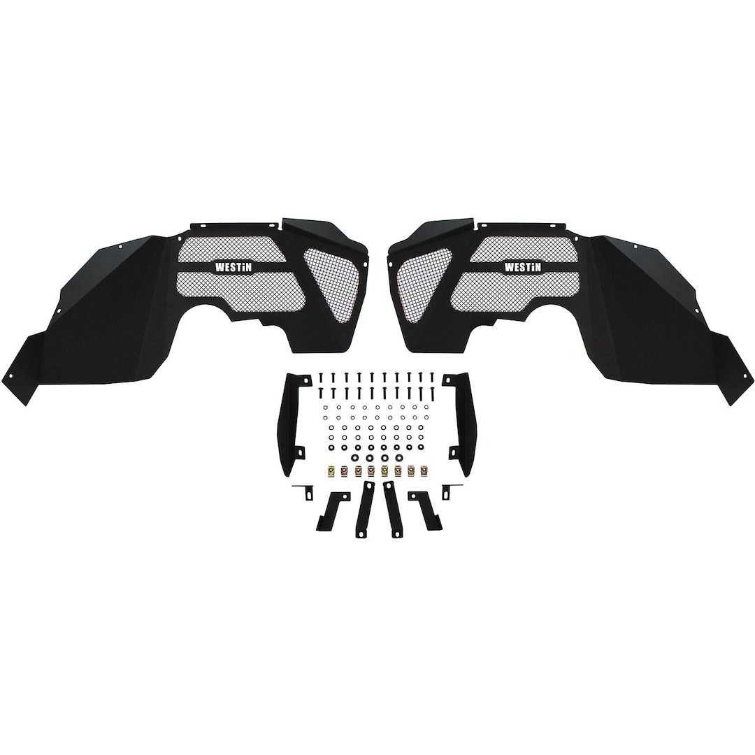Westin Inner Fender, Use with Westin Tube Flares, Textured Black, Steel, Set of 2 – 62-11005