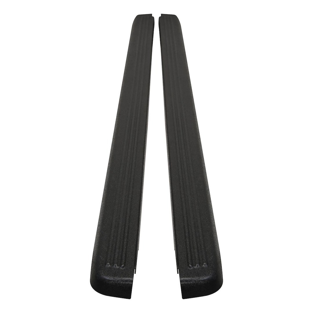 Westin Bed Side Rail Protector, Without Stake Hole Pockets, Ribbed, Black Textured ABS, Direct-Fit – 72-00151