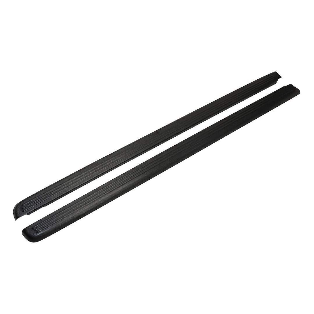 Westin Bed Side Rail Protector, Without Stake Hole Pockets, Ribbed, Black Textured ABS, Direct-Fit – 72-00151