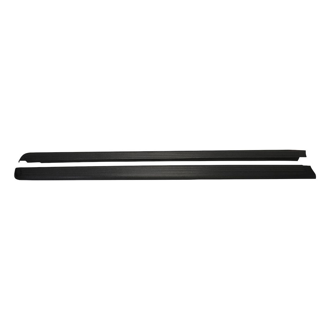 Westin Bed Side Rail Protector, Without Stake Hole Pockets, Ribbed, Black Textured ABS, Direct-Fit – 72-00151