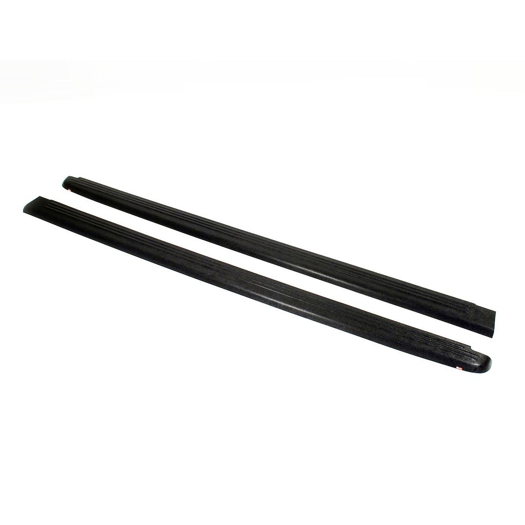 Westin Bed Side Rail Protector, Without Stake Hole Pockets, Ribbed, Black Textured ABS, Direct-Fit – 72-00601