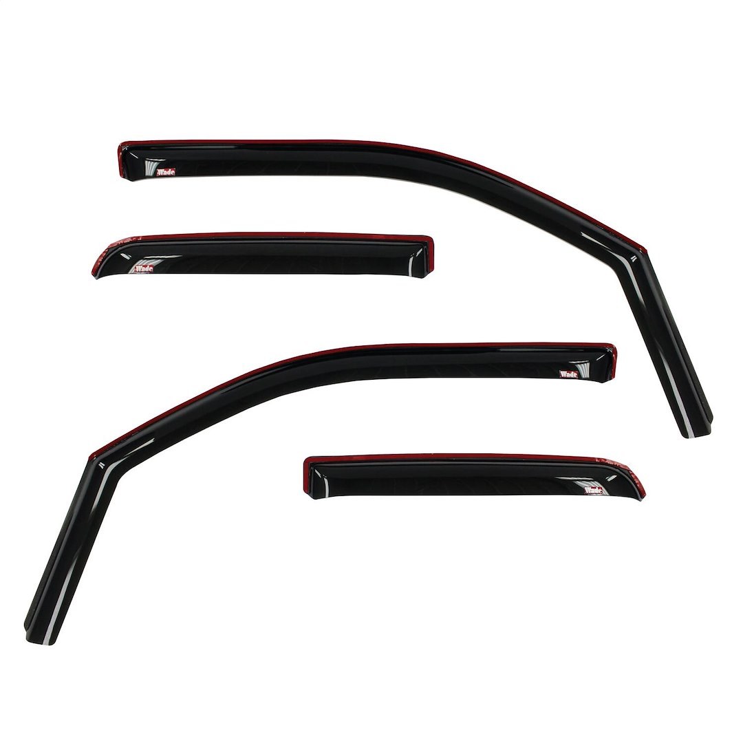 Westin Rainguard, Wind Deflectors, Low Profile, IN-Channel, High Gloss Smoke, Acrylic, Set of 4 – 72-35409