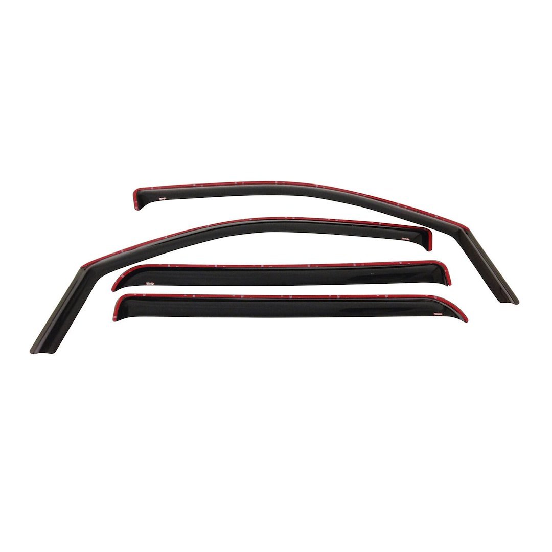 Westin Rainguard, Wade Wind Deflectors – IN-Channel, Low Profile, High Gloss Smoke, Acrylic, Set of 4 – 72-37479