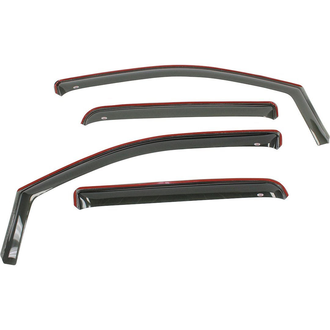 Westin Rainguard, Wade Wind Deflectors – IN-Channel, Low Profile, High Gloss Smoke, Acrylic, Set of 4 – 72-39423