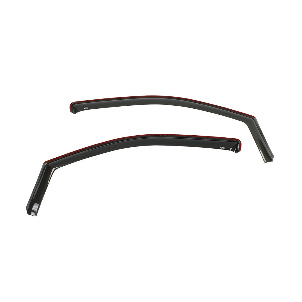 Westin Rainguard, Wade Wind Deflectors, Low Profile, IN-Channel, Matte Black, Plastic, Set of 4 – 72-39905