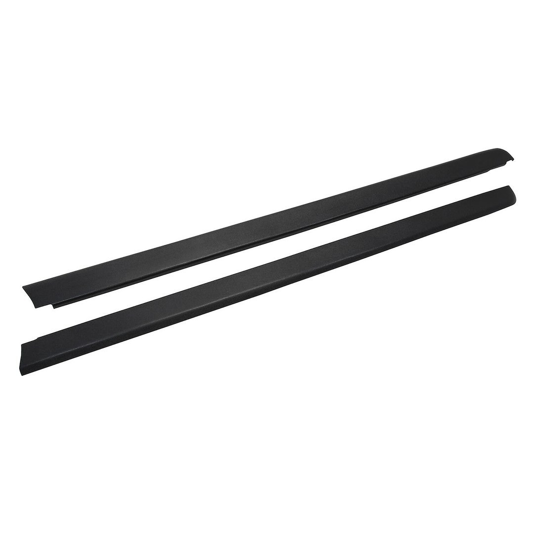 Westin Bed Side Rail Protector, Without Stake Hole Pockets, Smooth, Black Textured ABS, Direct-Fit – 72-40151