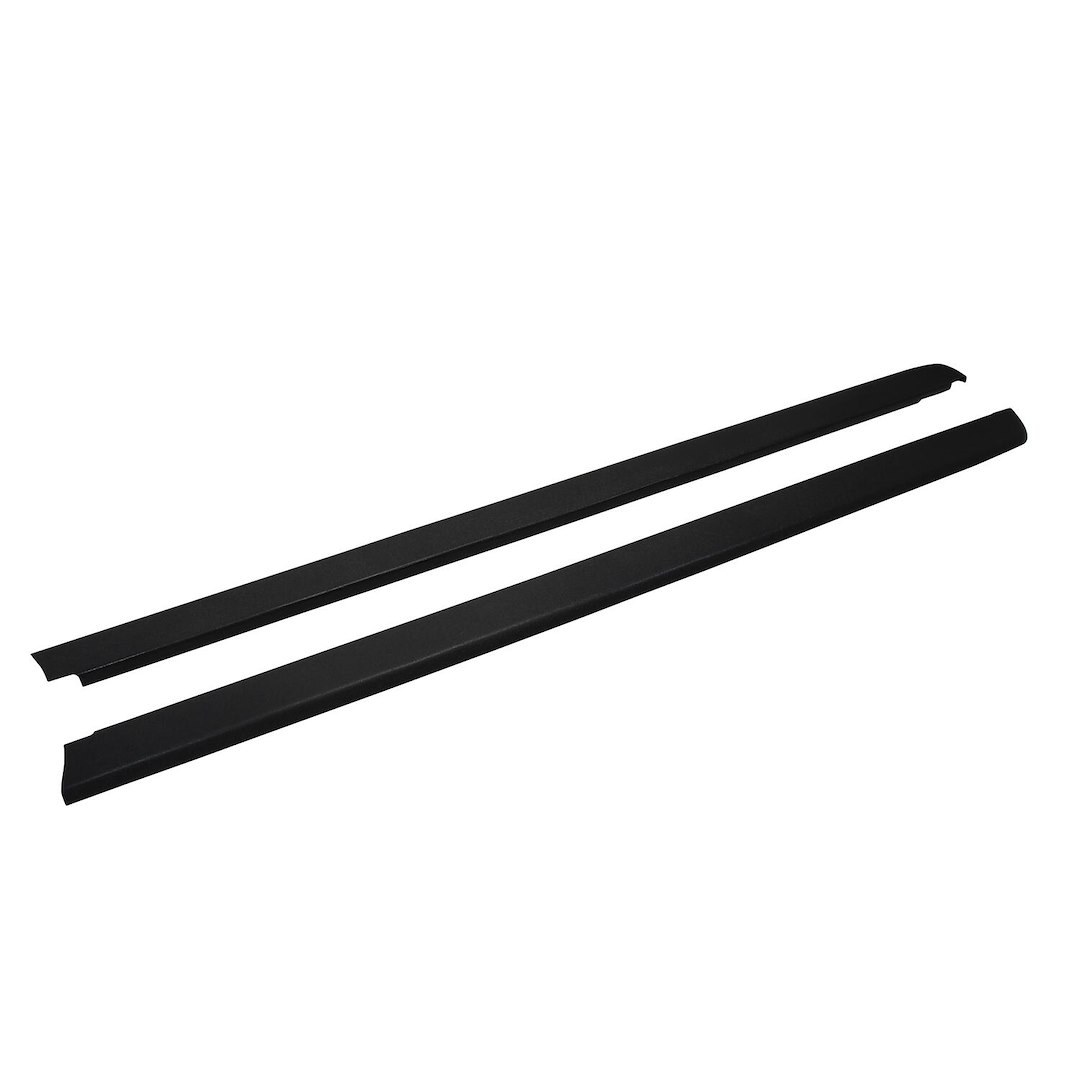 Westin Bed Side Rail Protector, Without Stake Hole Pockets, Smooth, Black Textured ABS, Direct-Fit – 72-40151