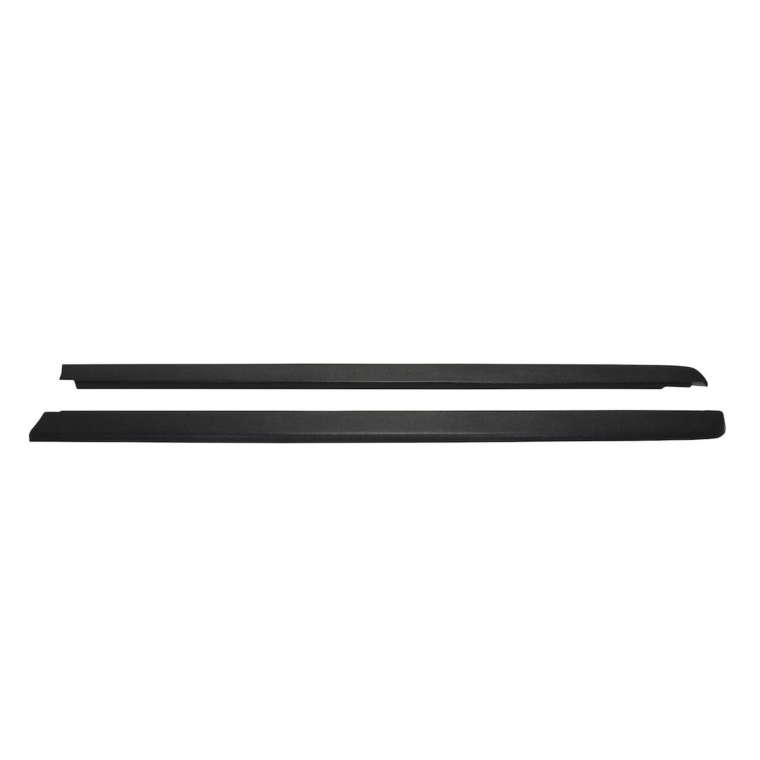 Westin Bed Side Rail Protector, Without Stake Hole Pockets, Smooth, Black Textured ABS, Direct-Fit – 72-40151