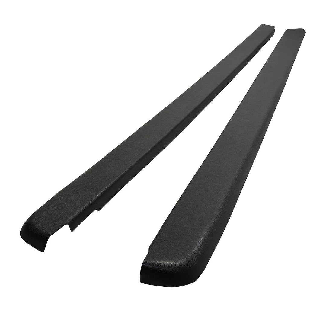 Westin Bed Side Rail Protector, Without Stake Hole Pockets, Smooth, Black Textured ABS, Direct-Fit – 72-40151