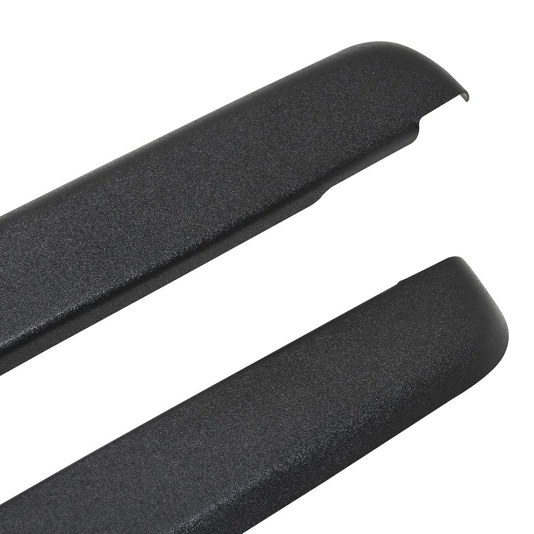 Westin Bed Side Rail Protector, Without Stake Hole Pockets, Smooth, Black Textured ABS, Direct-Fit – 72-40151