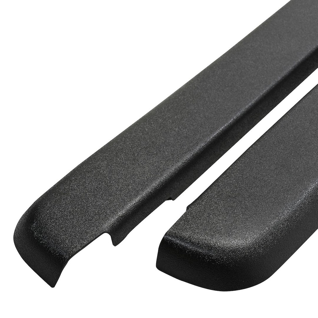 Westin Bed Side Rail Protector, Without Stake Hole Pockets, Smooth, Black Textured ABS, Direct-Fit – 72-40151