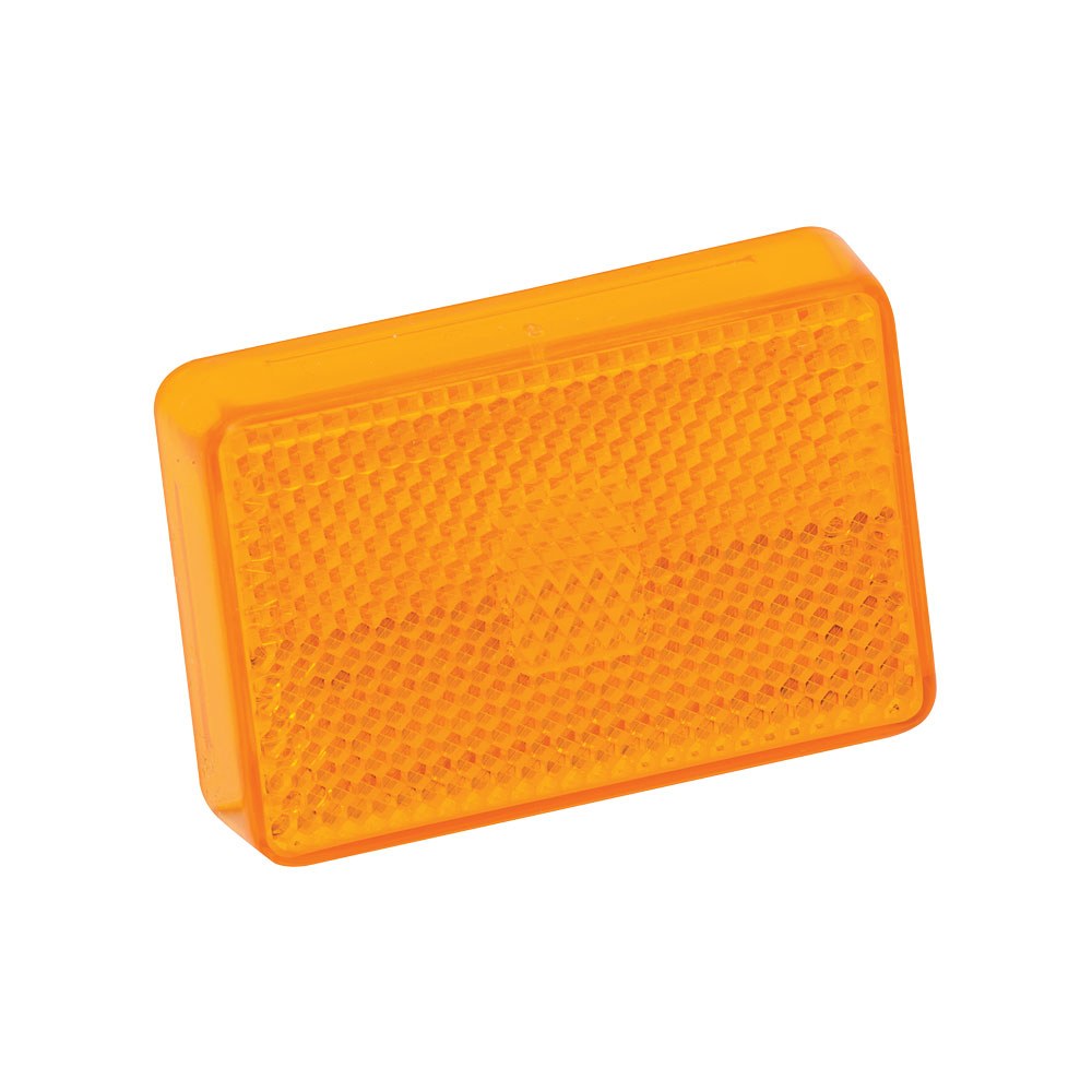 Wesbar Trailer Light Lens, Replacement for Wesbar 47-222012 Clearance Light, Rectangular, Amber, Snap-On, Single – 222012