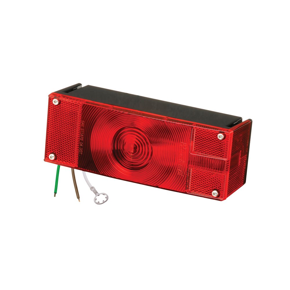 Wesbar Trailer Light, 7-Function Tail Light, Incandescent Bulb, Rectangular, Red Lens, 8.03 Inch Length X 2.83 Inch Width X 2.94 Inch Height – 403076
