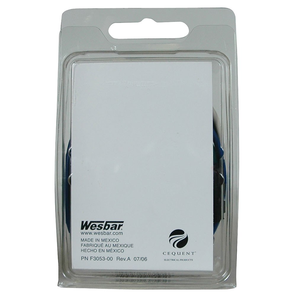 Wesbar Trailer Wiring Connector, Double Sided, 5-WAY Flat Car/ Trailer Side Extension Style Wiring Harness, 2 Foot Length – 707255