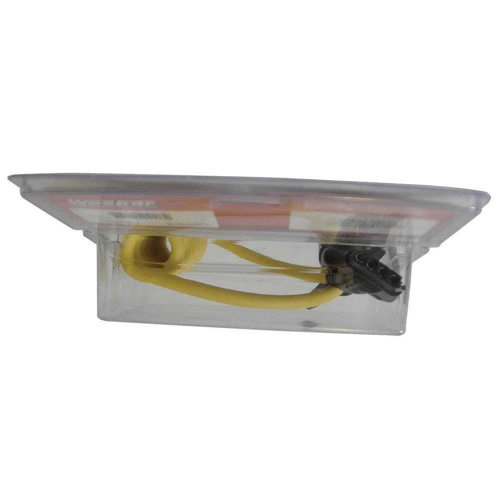 Wesbar Trailer Wiring Connector Adapter, 7-WAY Blade to 5 Flat, 4 Foot Coiled Wire – 787195
