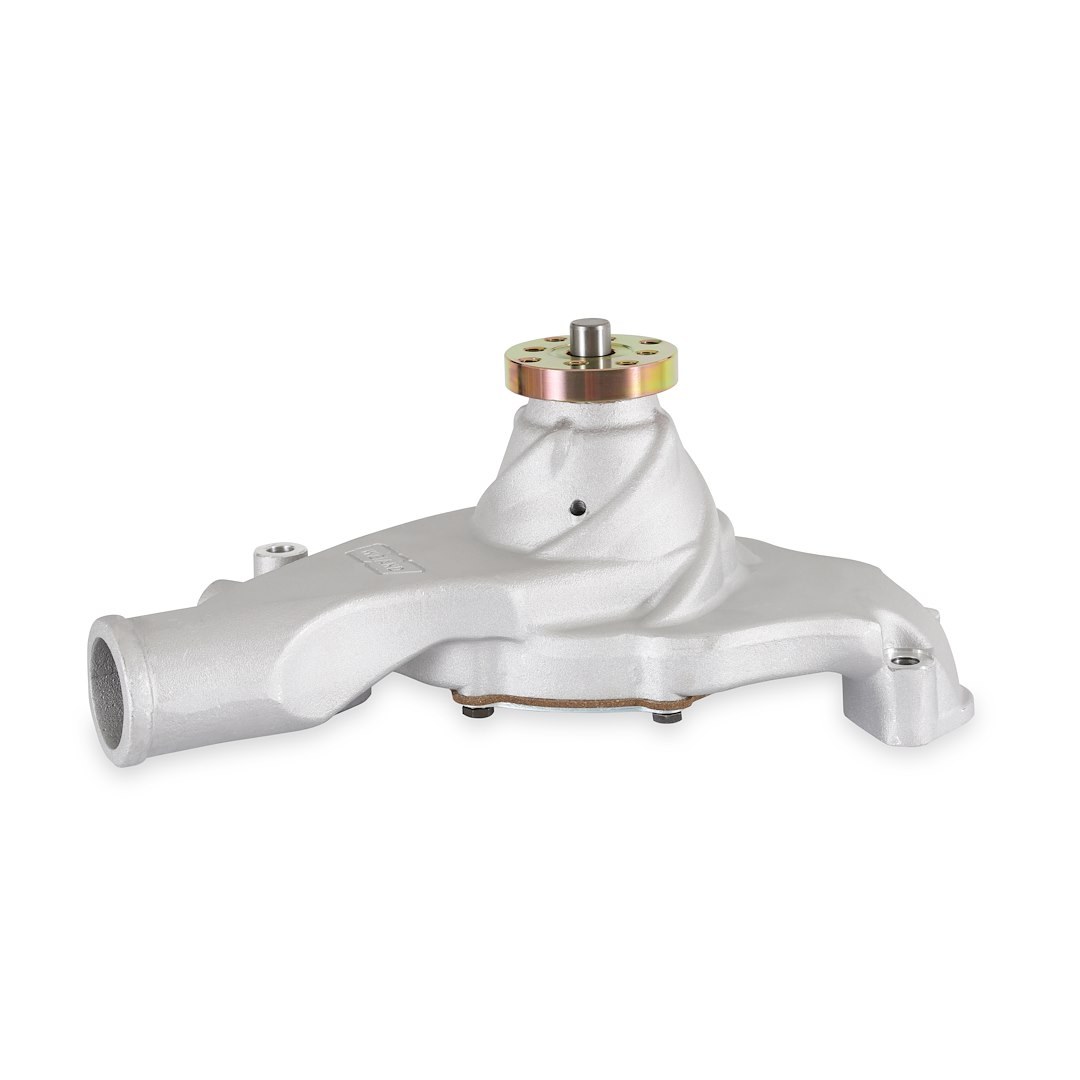 Weiand Water Pump, Action+plus, For Use with Big Block Chevy Engines, Short, Satin, Aluminum – 9212