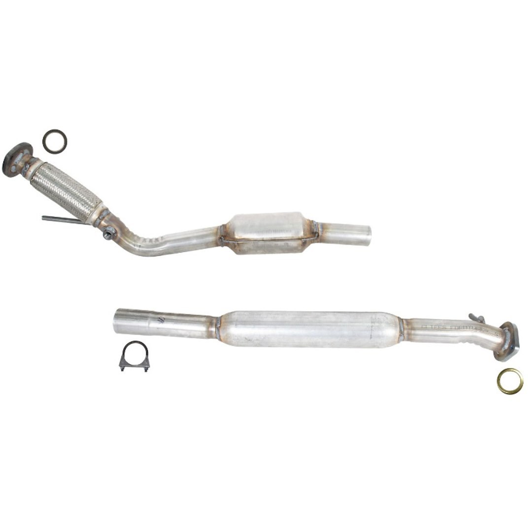Walker Exhaust Catalytic Converter, Ultra® Direct-Fit, Round Stainless Steel Case, Single 2-BOLT Welded Flange Inlet – 14815