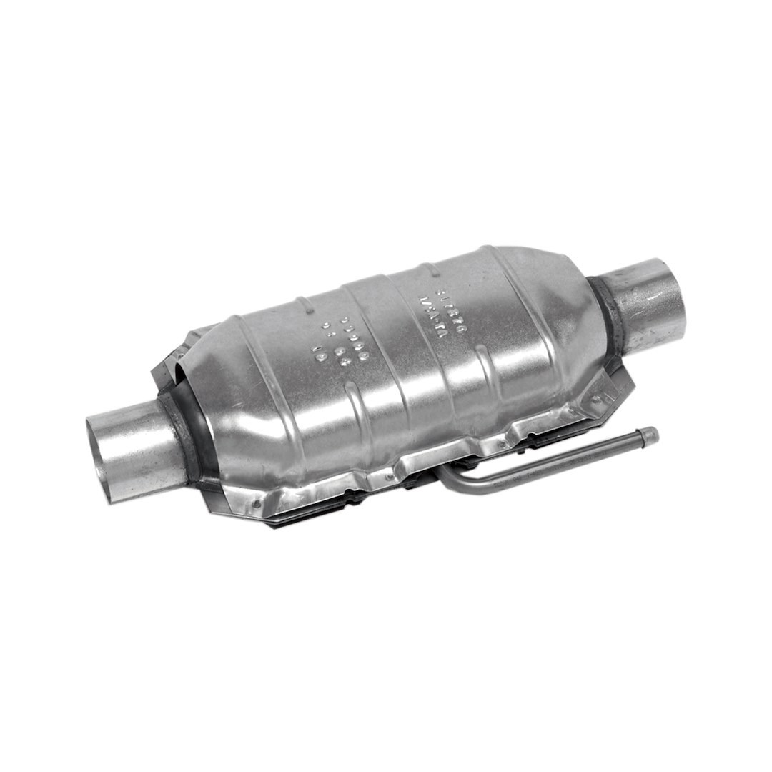 Walker Exhaust Catalytic Converter, Epa Standard Universal, Large Oval Stainless Steel Case, Single 3 Inch Slip-Fit Inlet – 15043