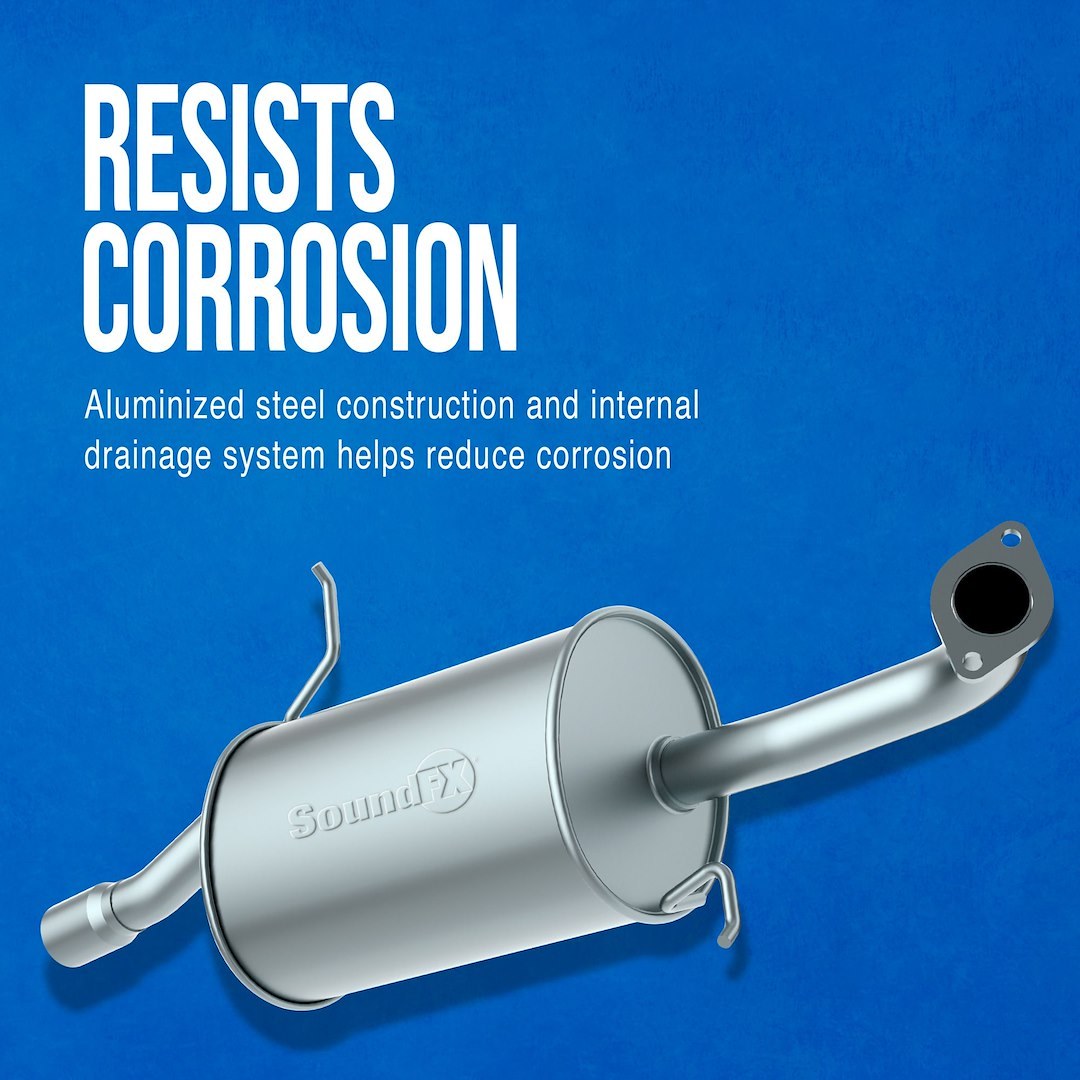 Walker Exhaust Exhaust Muffler, Tru-Fit Universal – 18106