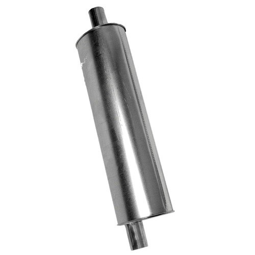 Walker Exhaust Exhaust Muffler, Quiet-Flow SS, Single 2-1/2 Inch Offset Inlet, Single 2-1/2 Inch Offset Outlet, 37-1/2 Inch Overall Length – 21351
