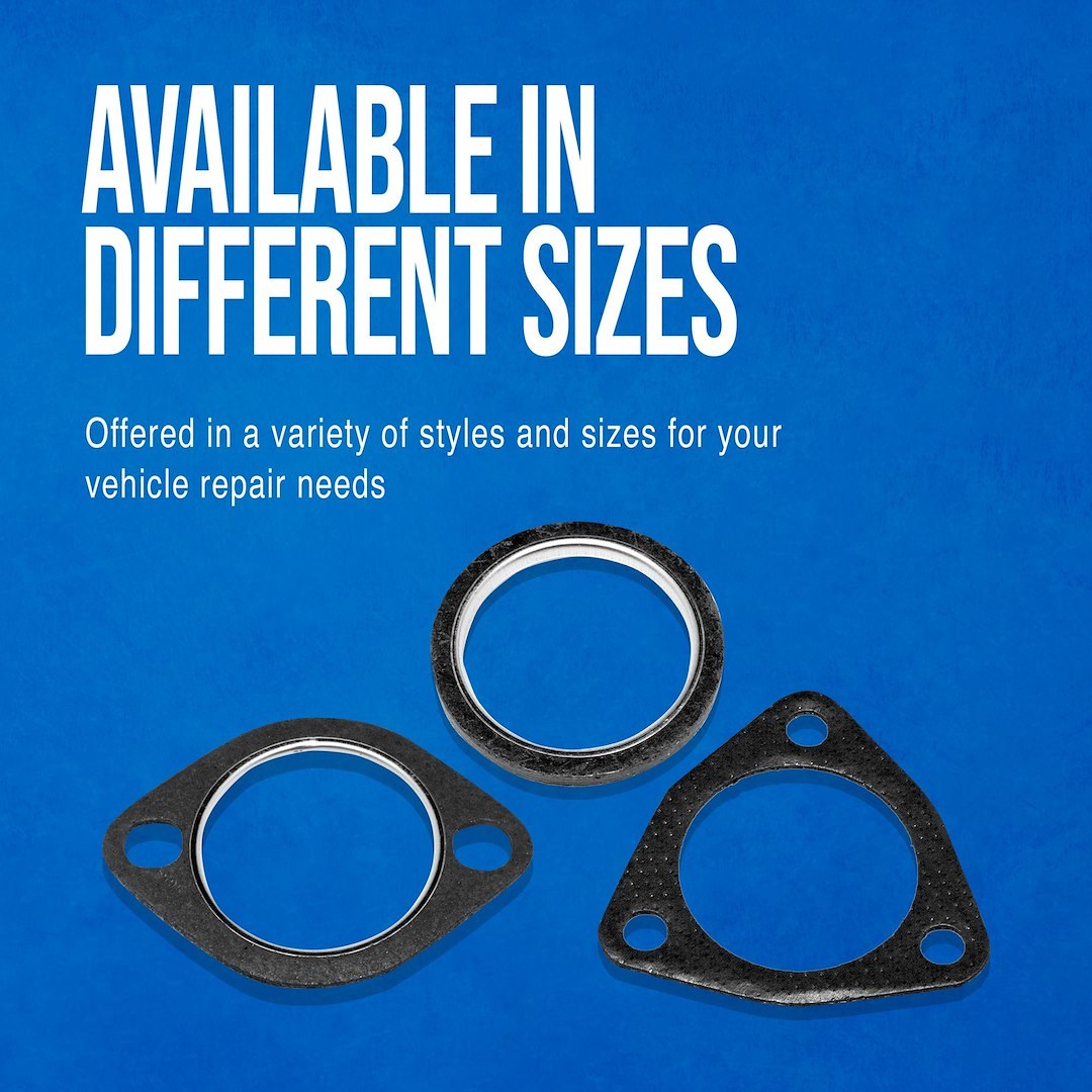 Walker Exhaust Exhaust Pipe Flange Gasket, 2-3/32 Inch Inside Diameter, 2-7/16 Inch Bolt Circle, 3 Bolt Holes, Single – 31553